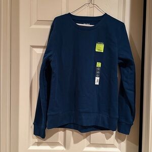 NWT- Tek Gear Women's Navy Blue Crew Neck Sweater